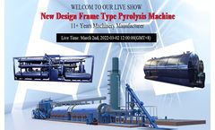 Henan Doing - Model DY-50TPD - Continuous fully automatic waste tyre pyrolysis plant
