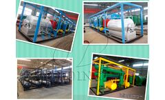 Henan Doing - Model 500kg/d - 500kg waste tire/plastic recycling to energy pyrolysis plant