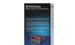 Model DP130 - Digital Pressure Readout Instrument Brochure
