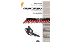 OROS Cornado - Corn Header Adapter - Catalogue