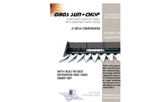 OROS Sun - Sunflower Adapter Family With Vibrating Trays - Hoods - Catalogue