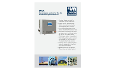 INCA - Model 1011 - Multicomponent Gas Analyzers Brochure