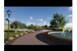 Solar Park Lighting​ Simulation | New Classica Fixture | Greenshine New Energy - Video