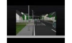 Solar Street Lights Simulation | Lumina Series | Greenshine New Energy - Video