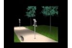 Solar Pathway Lighting Simulation | Lita Series | Greenshine New Energy - Video