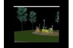 Solar Park Lighting Simulation | Lumina series | Greenshine New Energy - Video