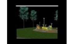 Solar Park Lighting Simulation | Lumina series | Greenshine New Energy - Video