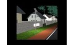 Solar Mailbox Lighting Simulation | Lita Sries | Greenshine New Energy - Video