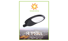 Greenshine - Model Supera Series - Solar Street Lights - Cutsheet