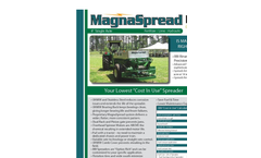 MagnaSpread - Model 00MS08 - Single Axle Fertilizer Lime Spreader Brochure