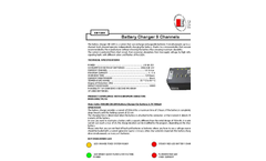 Model CB - 1209 - 9 Channels Battery Charger - Brochure