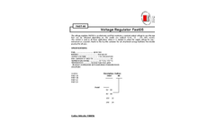 Model Fast05 - Voltage Regulator- Brochure