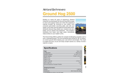 Ground Hog - Model 25CS - Track Loader Scraper Brochure