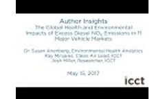 Author Insights - Impacts and Mitigation of Excess Diesel NOx Emissions Video
