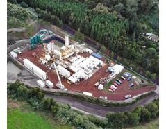 Drilling progress for the geothermal expansion project on Azores Islands, Portugal