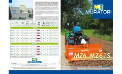 Model MZ3 - MZ3X - Rotary Tiller Brochure