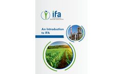 International Fertilizer Industry Association (IFA) - Introduction Brochure