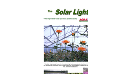 Agra-Tech - Solar Light Commercial Greenhouse - Brochure