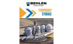 Behlen - Commercial Temporary Grain Storage Systems - Brochure