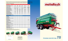 Model TS 10001 - Agricultural Trailers Brochure
