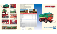 Premium - Model DB 8 000 - Agricultural Trailers Brochure