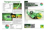Thyregod - Model TK-2300 & TK-3300 - Tractor Brush 2 / 3 Meters - Datasheet