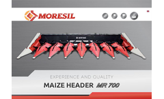Moresil - Model G-4570 - Header with Chains for Sunflower Brochure