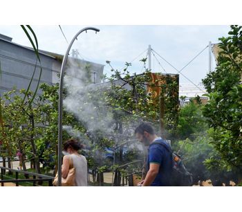 Coolmerchant - Outdoor Cooling System with Water Spraying for Residences