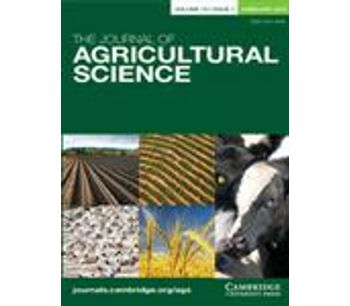 The Journal of Agricultural Science