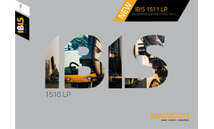 Mazzotti - Model IBIS 1511 LP - Vegetables Processing Self Propelled Machine Brochure