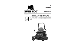 Bush Hog - Model PZ Series - Zero-Turn Professional Mower- Brochure