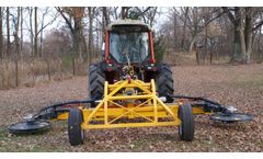 Dual-Sided Mowers With Telescoping Frame