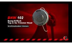 Tecomec BNW 102 trimmer head use - Video