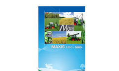 Maxis - Mounted Sprayers Brochure