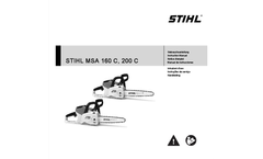 STIHL - Model MSA 160 C-BQ - Cordless Chain Saws Brochure