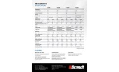 Brandt - Model XR-Series - Single-Auger Grain Carts - Specifications