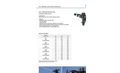 Irritec P35 Medium-Long Radius Overhead Sprinklers - Brochure