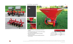 Model TG - Fertilizer Spreader Brochure