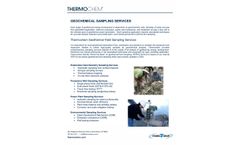 Thermochem - Geochemical Sampling Services- Brochure