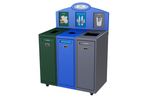 CleanRiver - Model IMSF - Front Loading Indoor Recycling Bins
