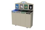 CleanRiver - Model IMST - Small Top Loading Indoor Recycling Bins