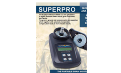 Superpro - Portable Grain Moisture Meter Brochure