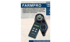 Farmpro - Original Pocket-Sized Grain Moisture Meter Brochure