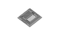 DomCast - Model 400.010 - Catchbasin Frame with Square Dished Grate