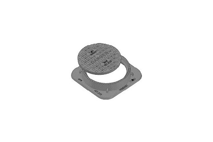 Domcast - 401.010 Type A/B - Manholes - Manhole Frame With Cover By ...