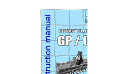 Model GP - Rotary Cultivators Brochure