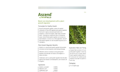 Ascend - Model SL - Plant Growth Regulator Brochure