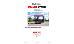 Palax - Model C750 - Firewood Processors Brochure