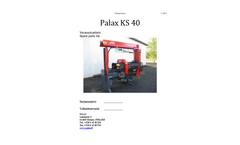 Palax - Model KS 40s - Firewood Processors Brochure