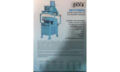Goldin - Mini Soya Destoner Machine - Brochure